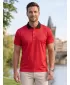 Tricou funcțional pentru bărbați cu guler premium ALTISPORT VOJ/ALM050TR05 ROŞU