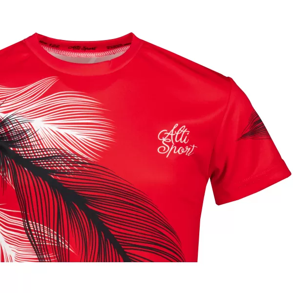  Tricou funcțional premium pentru copii ALTISPORT VOJ/ALK001TR01 ROŞU 