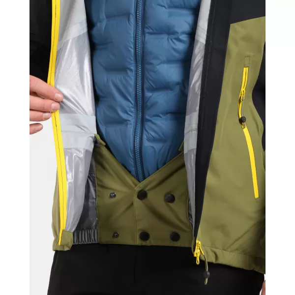  Jachetă hardshell pentru bărbați KILPI METRIX-M WM0136KI VERDE 
