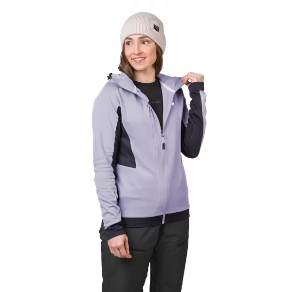  Hanorac de dama HANNAH NELA HOODY AURA DE LAVANDĂ/ANTRACIT 