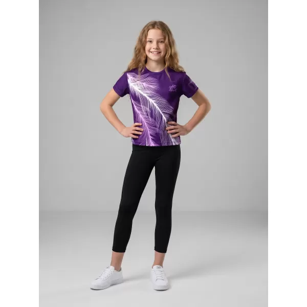  Tricou funcțional premium pentru copii ALTISPORT VOJ/ALK001TR01 VIOLET 