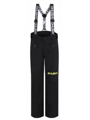 Pantaloni de schi pentru copii HUSKY GUNIS K NEGRU