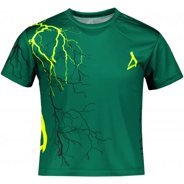  Tricou funcțional premium pentru copii ALTISPORT VOJ/ALK004TR01 VERDE STICLA 
