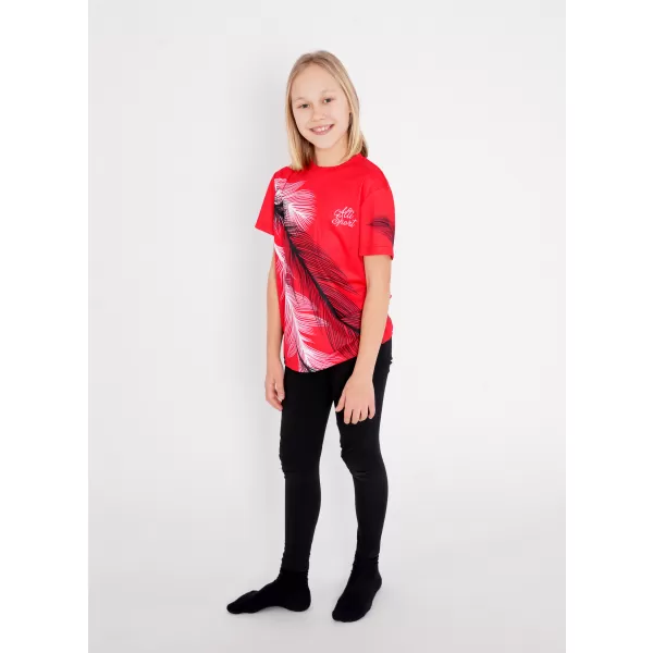  Tricou funcțional premium pentru copii ALTISPORT VOJ/ALK001TR01 ROŞU 