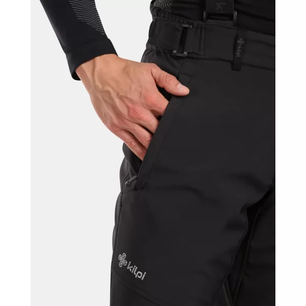  Pantaloni de schi softshell pentru bărbați KILPI RHEA-M WM0409KI NEGRU 