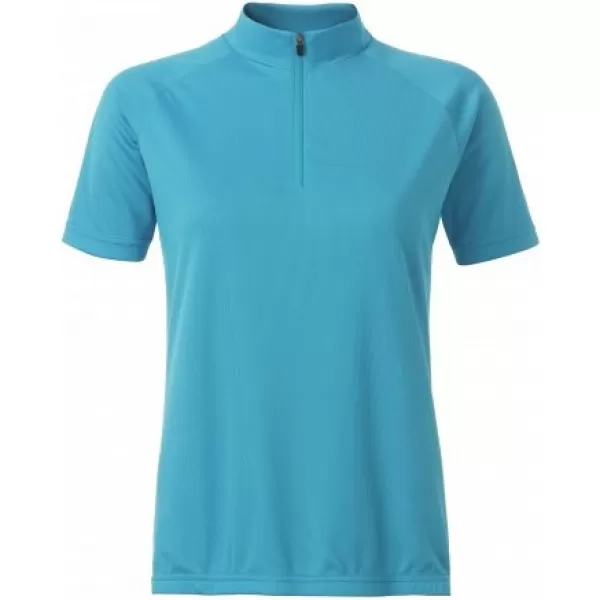  Tricou de ciclism pentru femei ALTISPORT NoPrint NP/ALW115NJ TURCOAZ 