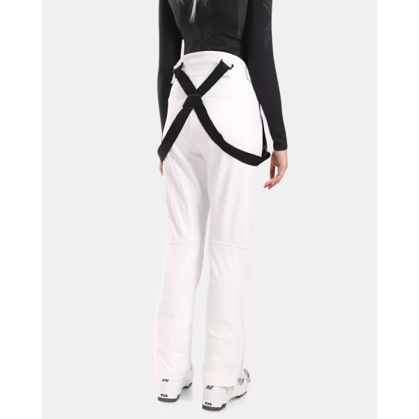  Pantaloni de schi softshell pentru femei KILPI DIONE-W WL0408KI ALB 
