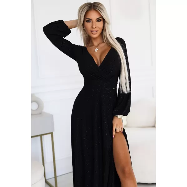  Rochie NUMOCO NELA 572-2 NEGRU 