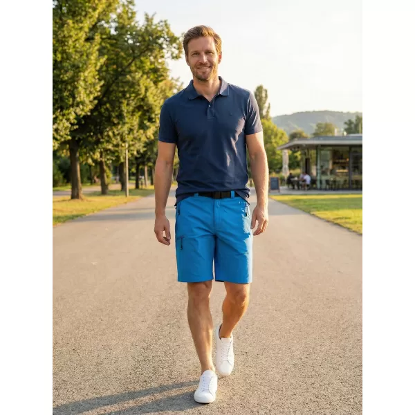  Pantaloni scurți pentru bărbați ALTISPORT NoPrint NP/ALM4021NJ ALBASTRU STRĂLUCITOR 