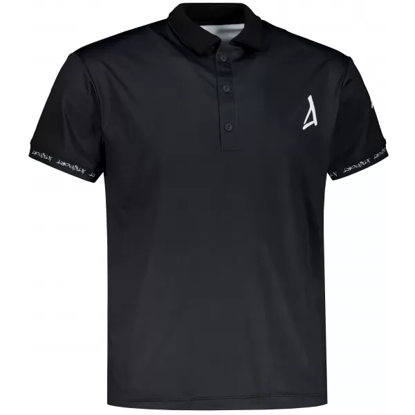  Tricou funcțional pentru bărbați cu guler premium ALTISPORT VOJ/ALM000TR05 NEGRU 