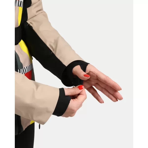  Jachetă de schi pentru femei KILPI CLAIR-W WL0107KI BEJ 