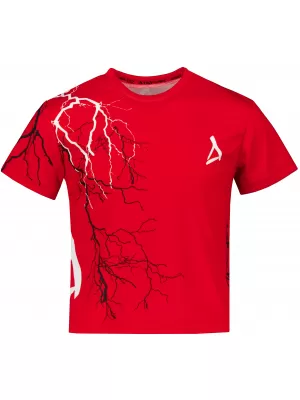 Tricou funcțional premium pentru copii ALTISPORT VOJ/ALK004TR01 ROŞU