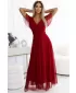 Rochie NUMOCO NASTIA 562-2 BURGUNDIA