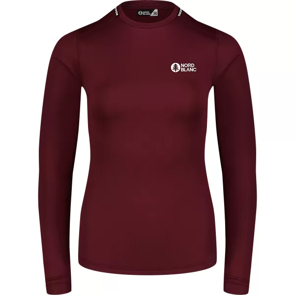  Tricou termic de damă NORDBLANC LIGHTWEIGHT NBBLD7974 BURGUNDIA 