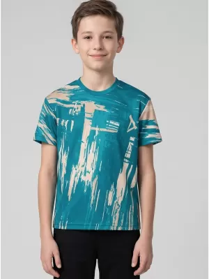 Tricou funcțional premium pentru copii ALTISPORT VOJ/ALK010TR01 SMARALD/ALBASTRU