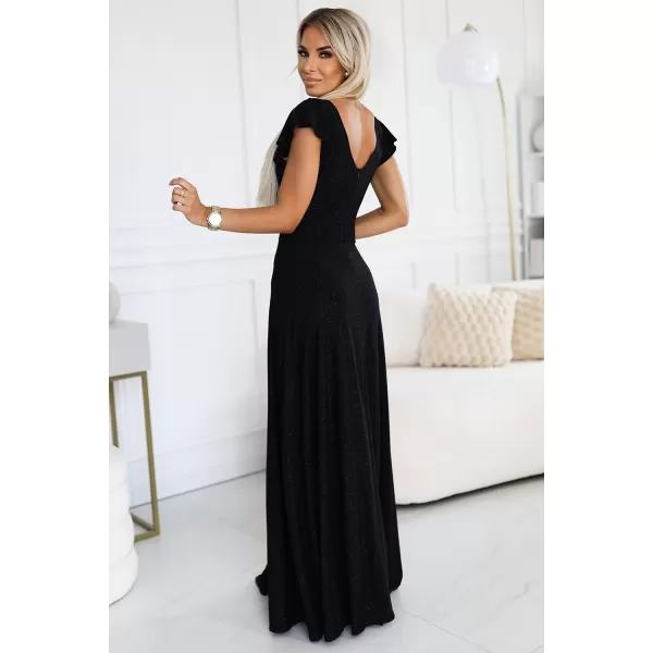  Rochie NUMOCO CRYSTAL 411-12 NEGRU 