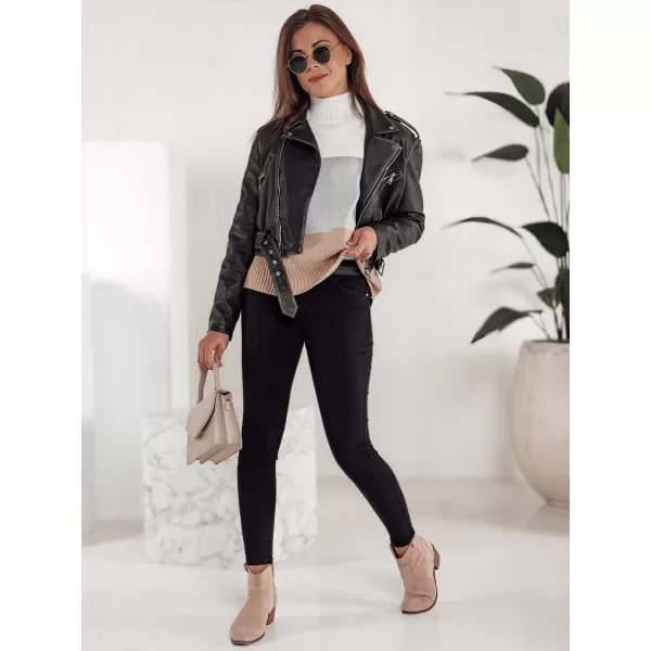  Pantalonii pentru doamne DSTREET CLARET NEGRU 