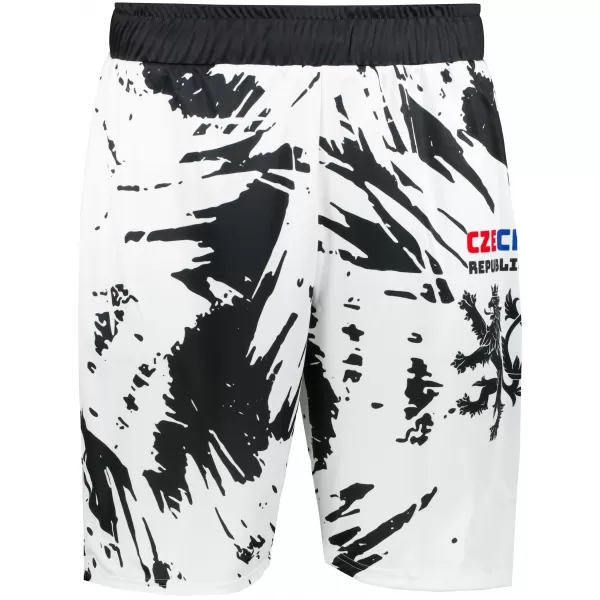  Pantaloni scurți funcționali premium pentru bărbați, fără buzunare ALTISPORT VOJ/ALM036KRA02 ABSTRACTIZARE 
