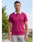 Tricou funcțional pentru bărbați cu guler premium ALTISPORT VOJ/ALM050TR05 BURGUNDIA