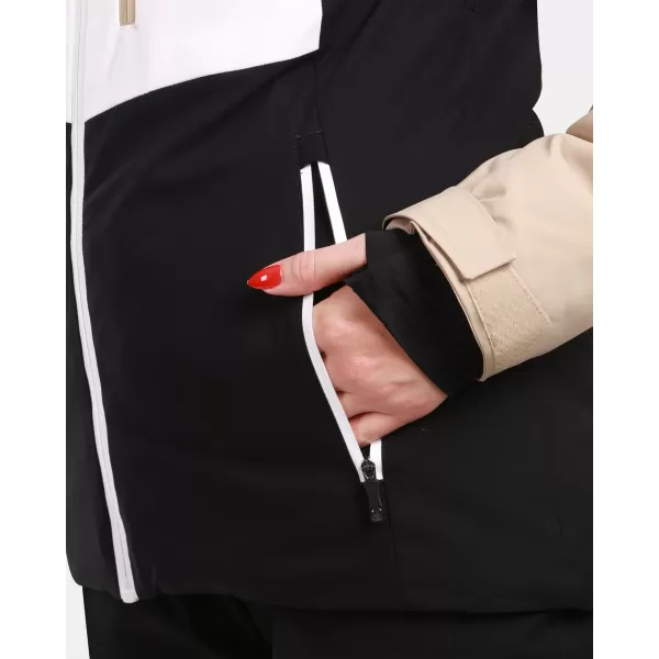  Jachetă de schi pentru femei KILPI VALERA-W WL0106KI BEJ 