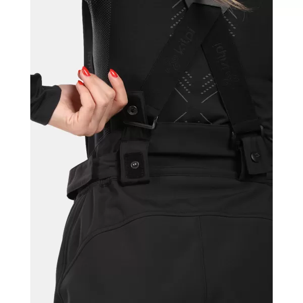  Pantaloni de schi softshell pentru femei KILPI RHEA-W WL0409KI NEGRU 