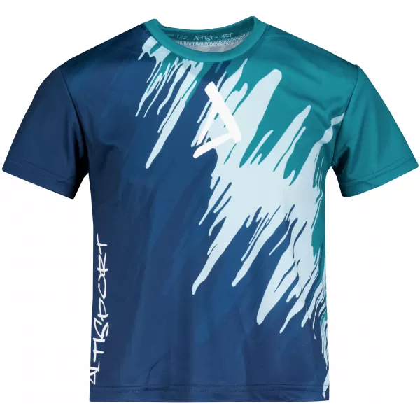  Tricou funcțional premium pentru copii ALTISPORT VOJ/ALK006TR01 KEROSEN/ALBASTRU 