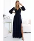 Rochie NUMOCO NELA 572-1 ALBASTRU ÎNCHIS