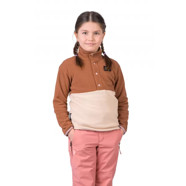  Hanorac pentru copii HANNAH MINT JR ULEI DE ARGAN/OREZ BRUN 