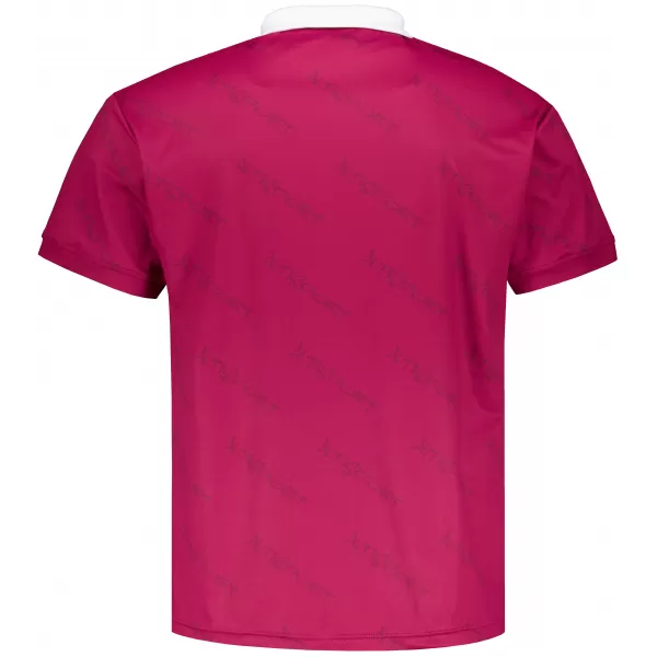  Tricou funcțional pentru bărbați cu guler premium ALTISPORT VOJ/ALM050TR05 BURGUNDIA 