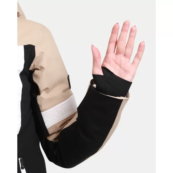  Jachetă de schi pentru femei KILPI VALERA-W WL0106KI BEJ 