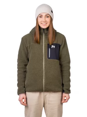 Hanorac de dama HANNAH KOALA HOODY VERDE IEDERA/ANTRACIT
