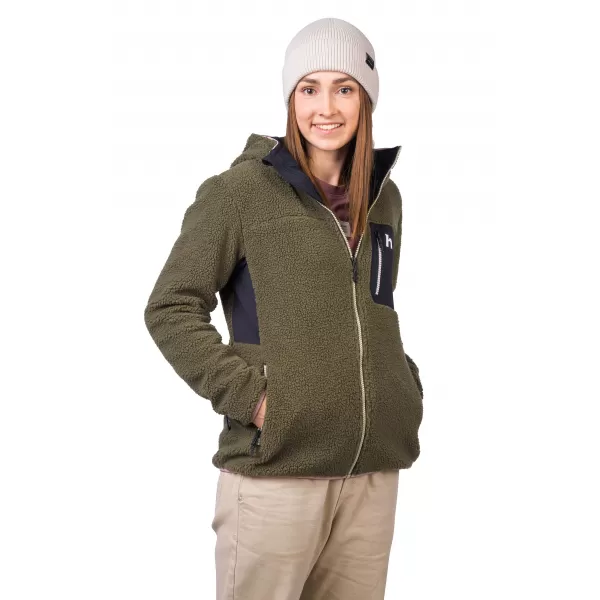  Hanorac de dama HANNAH KOALA HOODY VERDE IEDERA/ANTRACIT 