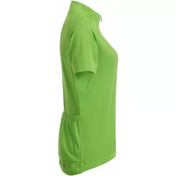  Tricou de ciclism pentru femei ALTISPORT NoPrint NP/ALW115NJ VERDE LIME 