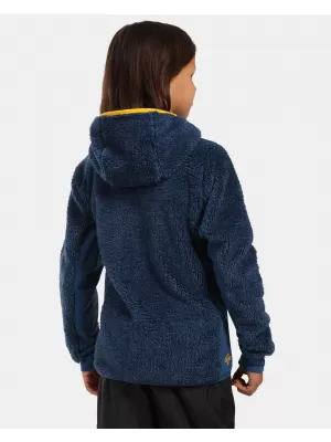 Hanorac fleece pentru băieți KILPI NORKA-JB WJ0201KI ALBASTRU ÎNCHIS