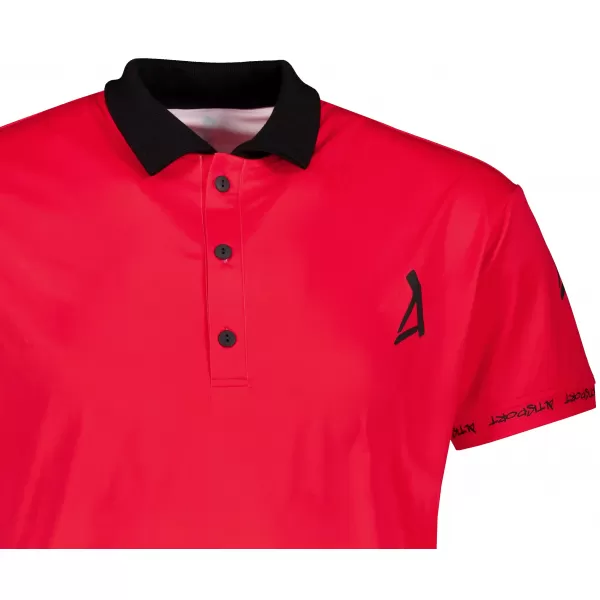  Tricou funcțional pentru bărbați cu guler premium ALTISPORT VOJ/ALM000TR05 ROŞU 