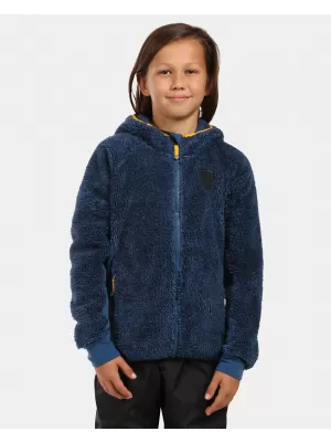 Hanorac fleece pentru băieți KILPI NORKA-JB WJ0201KI ALBASTRU ÎNCHIS