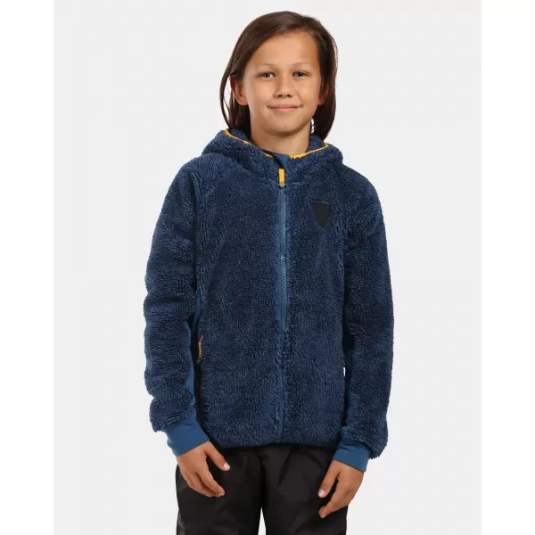  Hanorac fleece pentru băieți KILPI NORKA-JB WJ0201KI ALBASTRU ÎNCHIS 