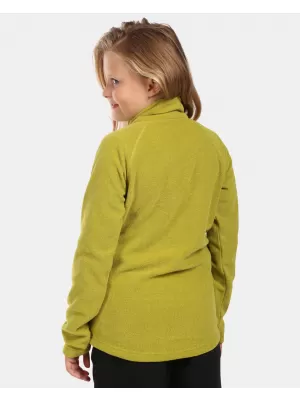 Hanorac fleece pentru copii KILPI ALMERI-J WJ0205KI VERDE DESCHIS