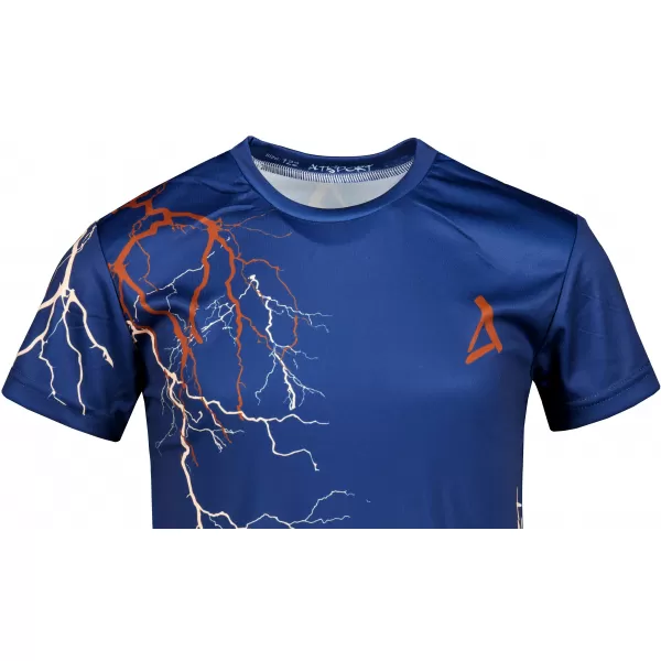  Tricou funcțional premium pentru copii ALTISPORT VOJ/ALK004TR01 BLEUMARIN/MARO 