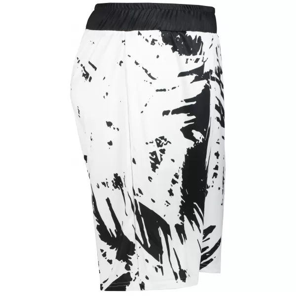  Pantaloni scurți funcționali premium pentru bărbați, fără buzunare ALTISPORT VOJ/ALM036KRA02 ABSTRACTIZARE 