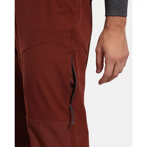  Pantaloni de exterior pentru bărbați KILPI VILLAIN-M WM0411KI ROȘU ÎNCHIS 