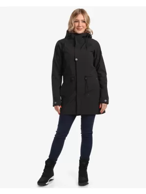 Palton softshell pentru femei KILPI LASIKA-W WL0136KI NEGRU