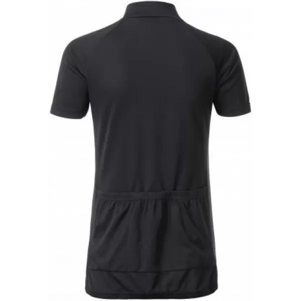  Tricou de ciclism pentru femei ALTISPORT NoPrint NP/ALW115NJ NEGRU 