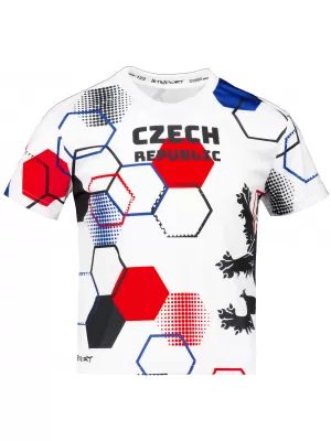 Tricou funcțional premium pentru copii ALTISPORT VOJ/ALK036TR01 ALB
