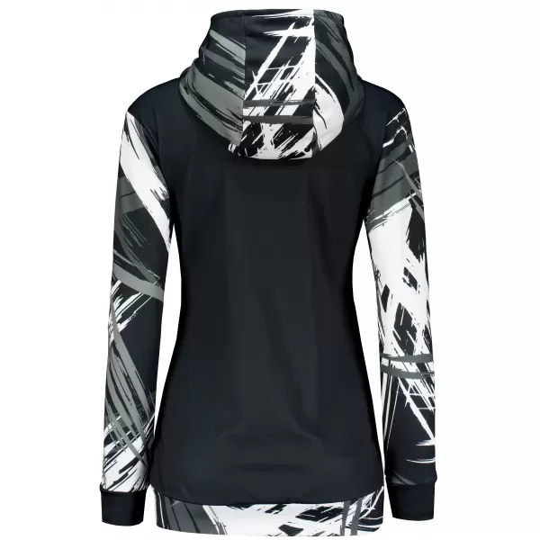  Hanorac funcțional premium pentru femei ALTISPORT VOJ/ALW039MI01 NEGRU/ALB 