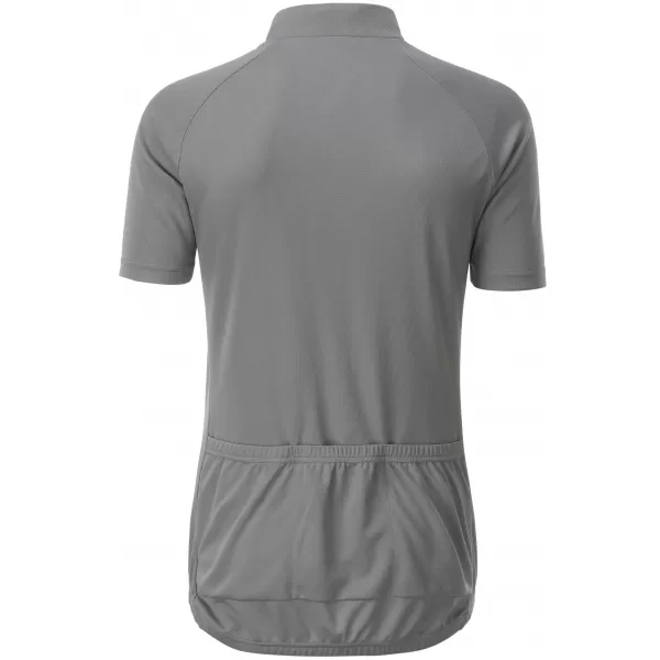  Tricou de ciclism pentru bărbați ALTISPORT NoPrint NP/ALM215NJ ARGINT 