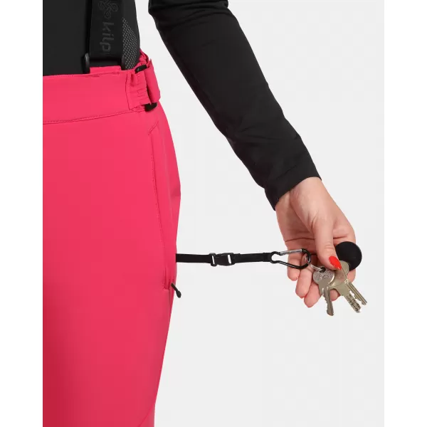  Pantaloni de schi softshell pentru femei KILPI RHEA-W WL0409KI ROZ 