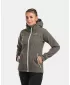 Jachetă softshell de damă KILPI RAVIA-W WL0129KI VERDE ÎNCHIS