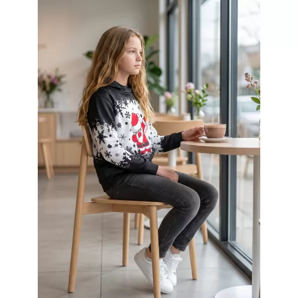  Hanorac funcțional premium pentru copii ALTISPORT VOJ/ALKVN2MI01 NEGRU 