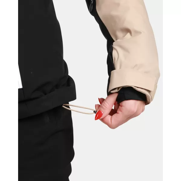  Jachetă de schi pentru femei KILPI VALERA-W WL0106KI BEJ 